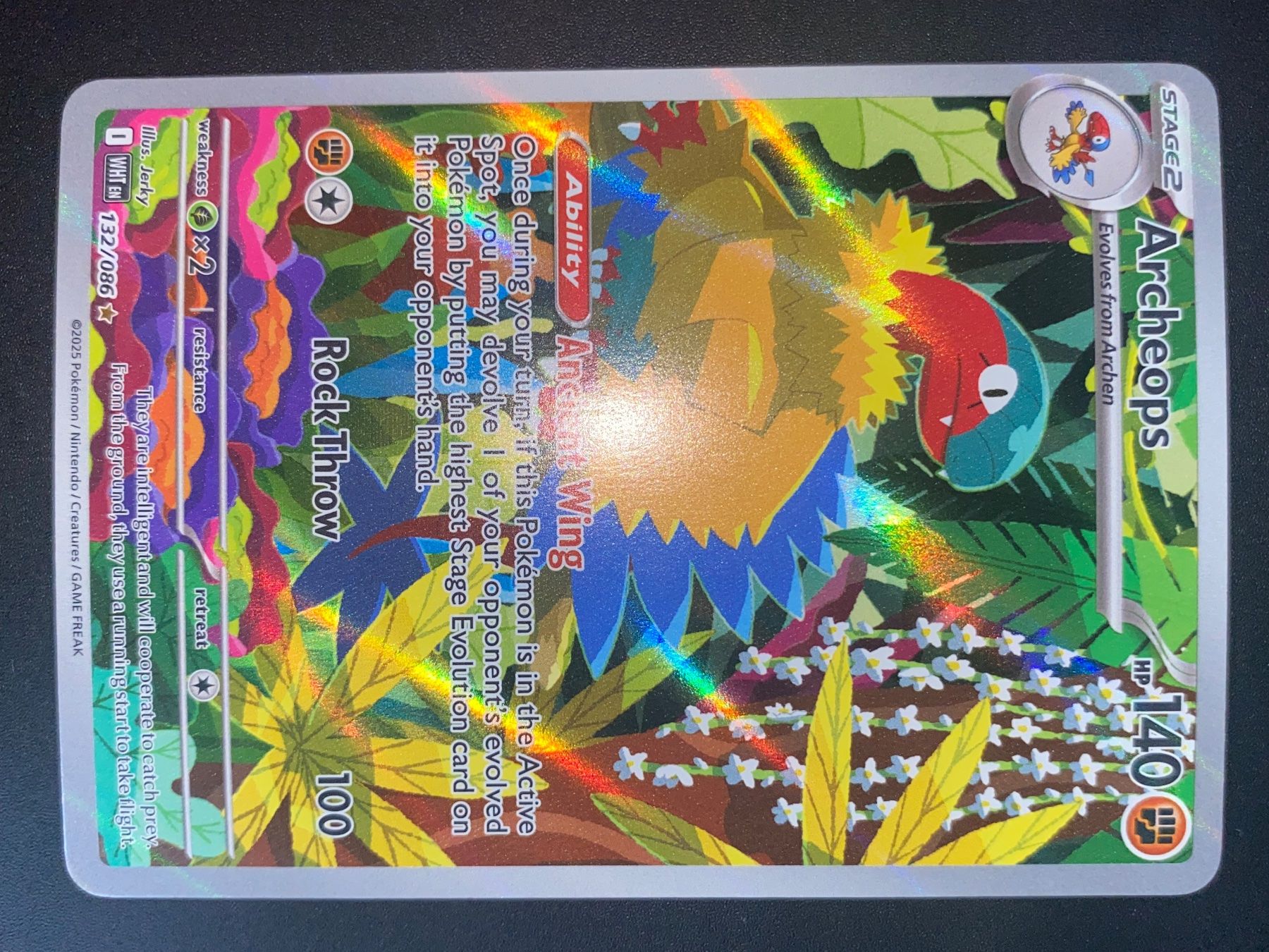 Pokémon Carte collezionabili: Archeops (132/086) - Wild Force - NM+ - EN – Nuovo (secondo la descrizione) da Yverdon-les-Bains venduto da Prismea 1