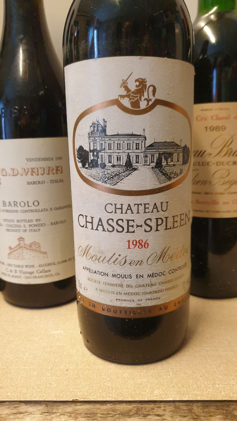 Vino: *** CHASSE - SPLEEN *** – Nuovo (secondo la descrizione) da S. Nazzaro venduto da biofa1958 1