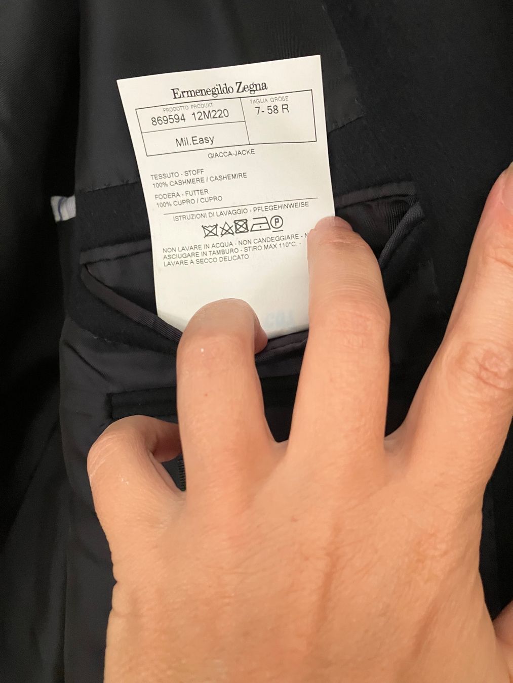 Zegna Giacche: Zegna Sakko – Nuovo (secondo la descrizione) da Huttwil venduto da Badi369 2