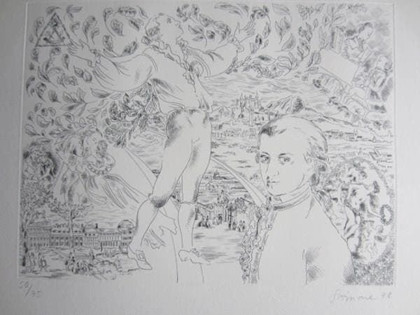 Grafiken & Lithographien: Simone Erni (* 1946 RADIERUNG – Gebraucht aus Gersau von grafik-kunst