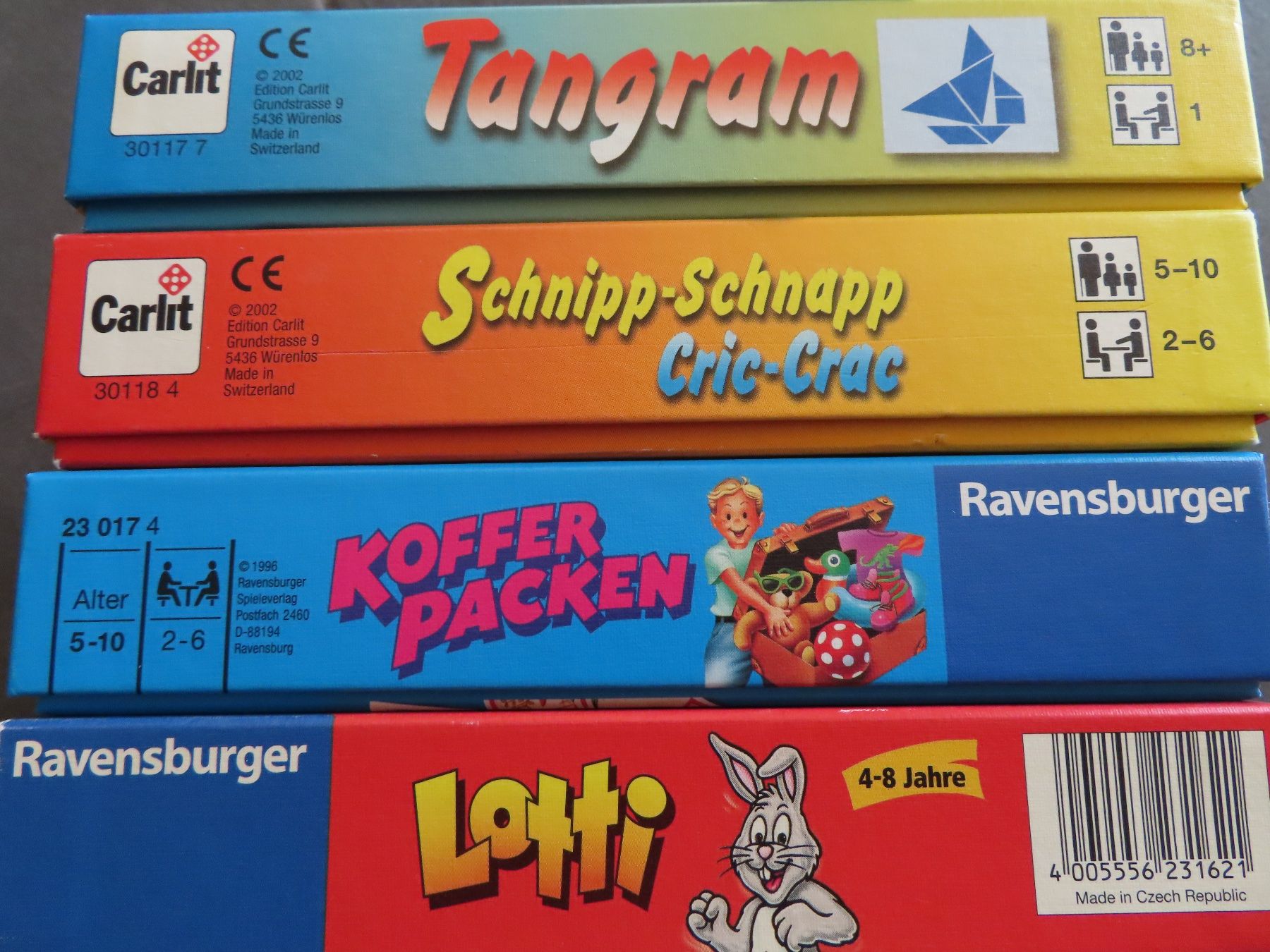 Ravensburger Giochi: 4 Spiele-Klassiker ab 3 Jahren +++top+++ – Usato da Wallenried venduto da Asyano 1