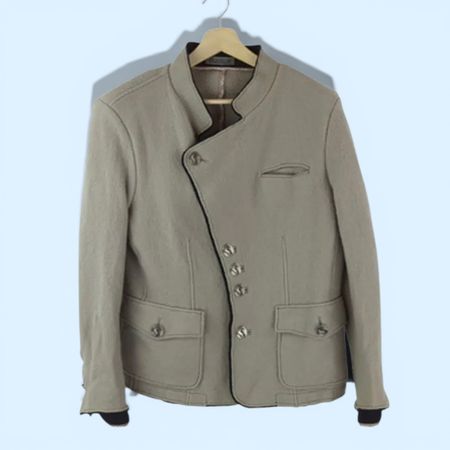 ANGIEMILLER Trachten-/Walkjacke – 100 % Merinowolle – Gr. 54