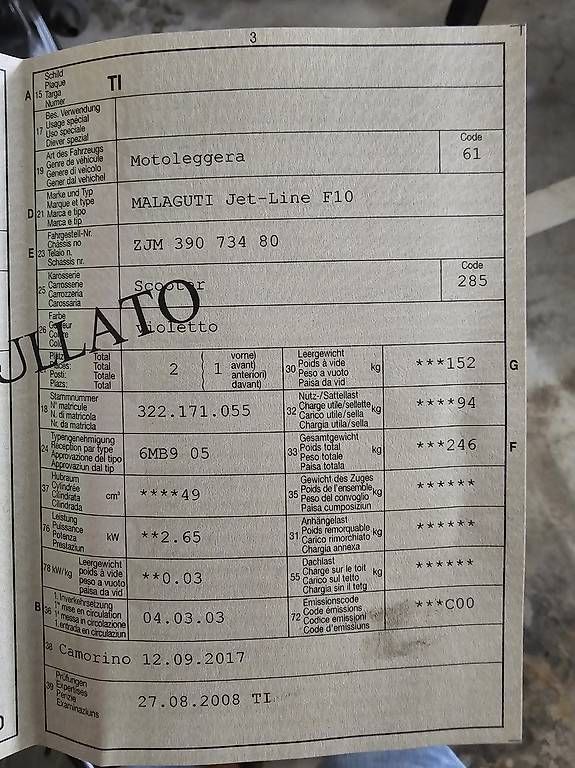 Scooter: Malaguti F10 targa gialla  – Usato da Viganello venduto da HaniHela 4