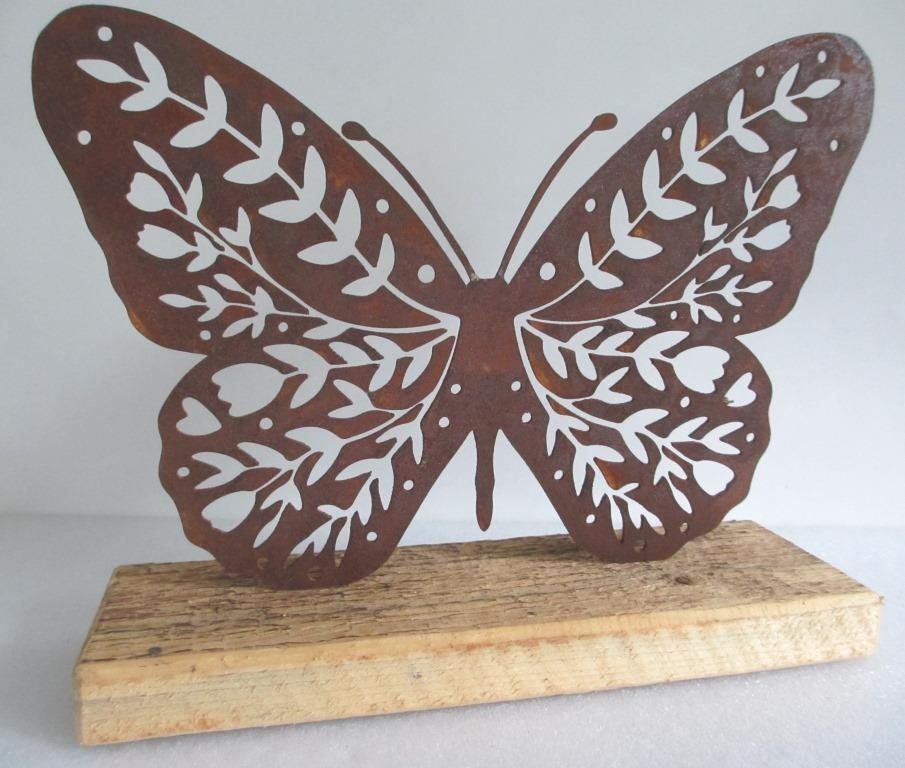 Tutte le decorazioni: DEKO, Schmetterling Rostoptik, NEU – Nuovo (secondo la descrizione) da Ostermundigen venduto da Schnubi86 2