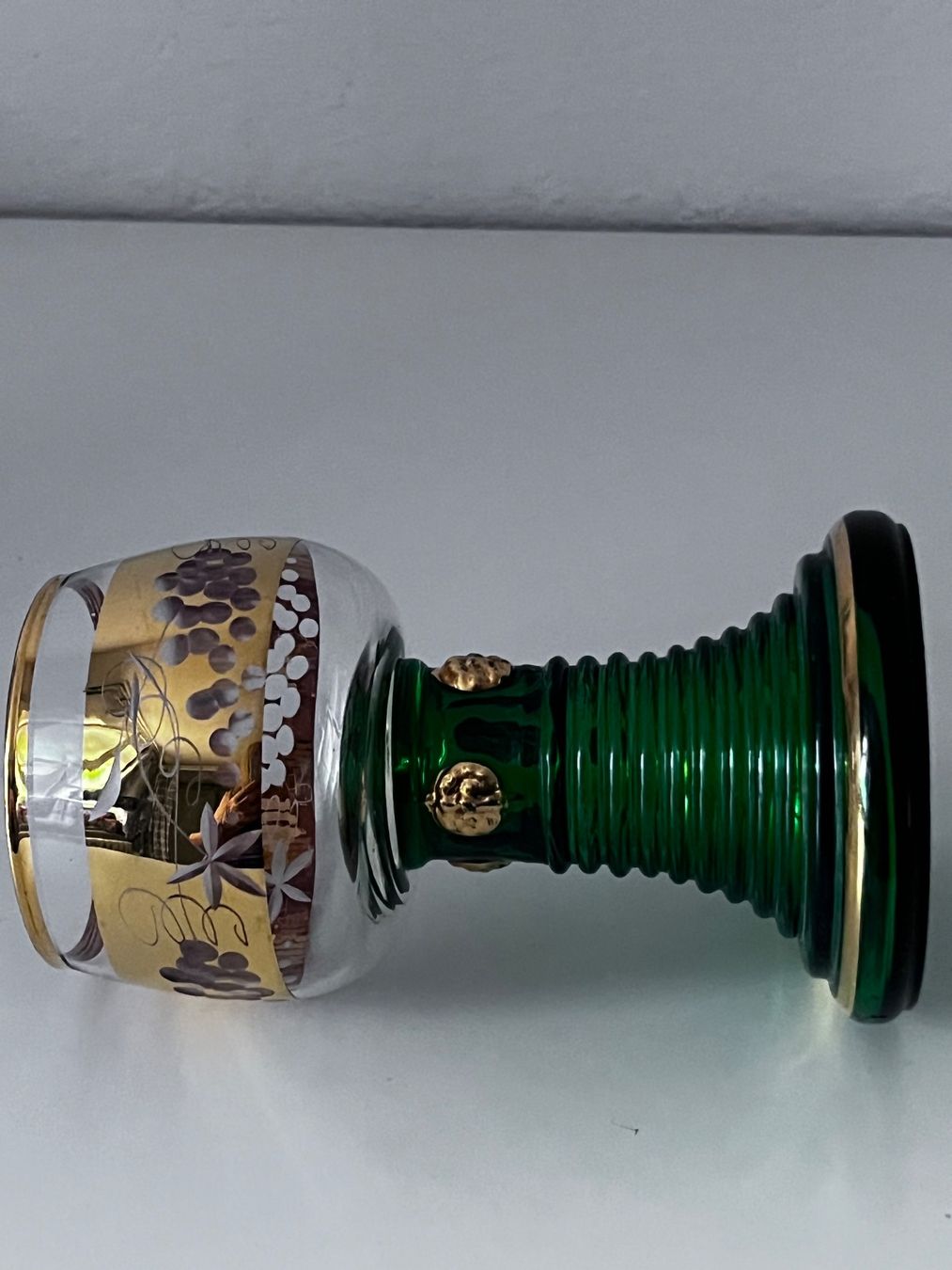 Gläser: Alte Römer Weinglas 12 cm, 0,1 L – Gebraucht aus Möhlin von mil_h55x 8