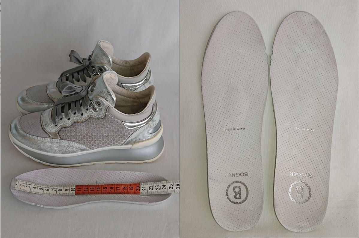 Bogner Scarpe da donna: Sneaker Low - BOGNER - 37 - Leder - silber/weiss/grau – Usato da Thusis venduto da drd_zy9w 6