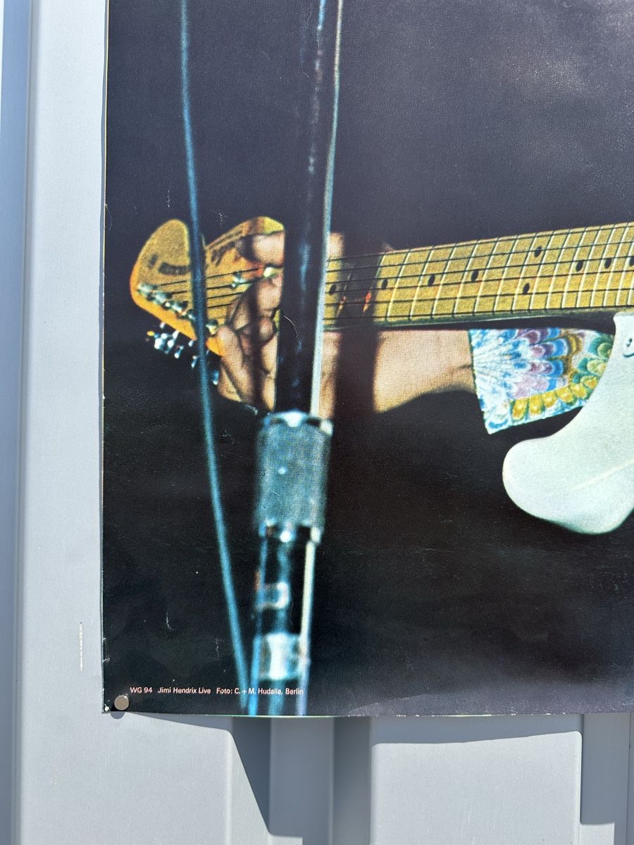 Poster & Bilder: grosses altes Jimi Hendrix Plakat – Gebraucht aus Zürich von frauflufelberg 8