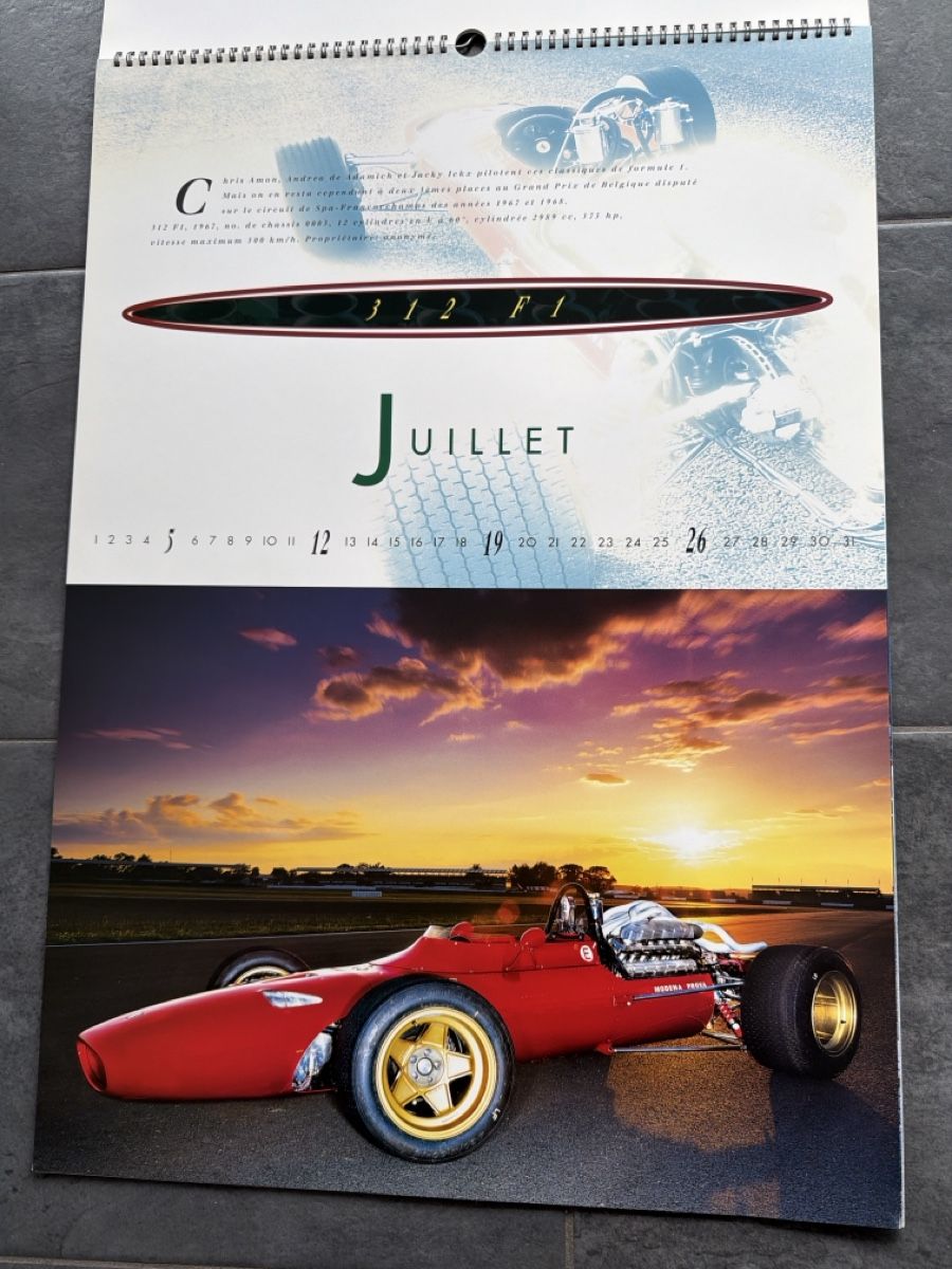 Ferrari Kalender: Original Ferrari Kalender 1998 – Gebraucht aus Wolfwil von Rolex1 7
