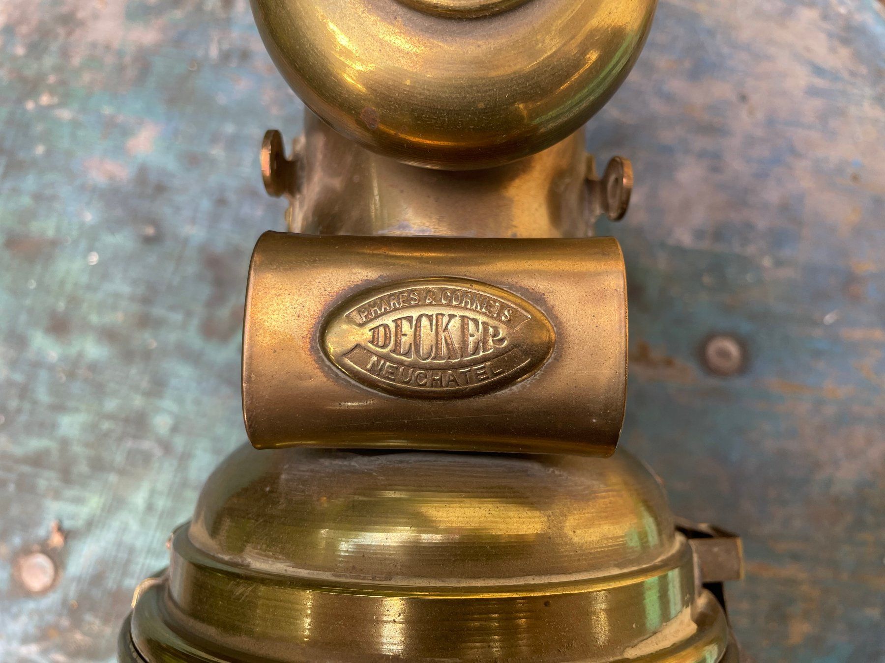 Scheinwerfer: Phare ancien automobile à acétylène – Gebraucht aus Versoix von HELVETICA_1 3