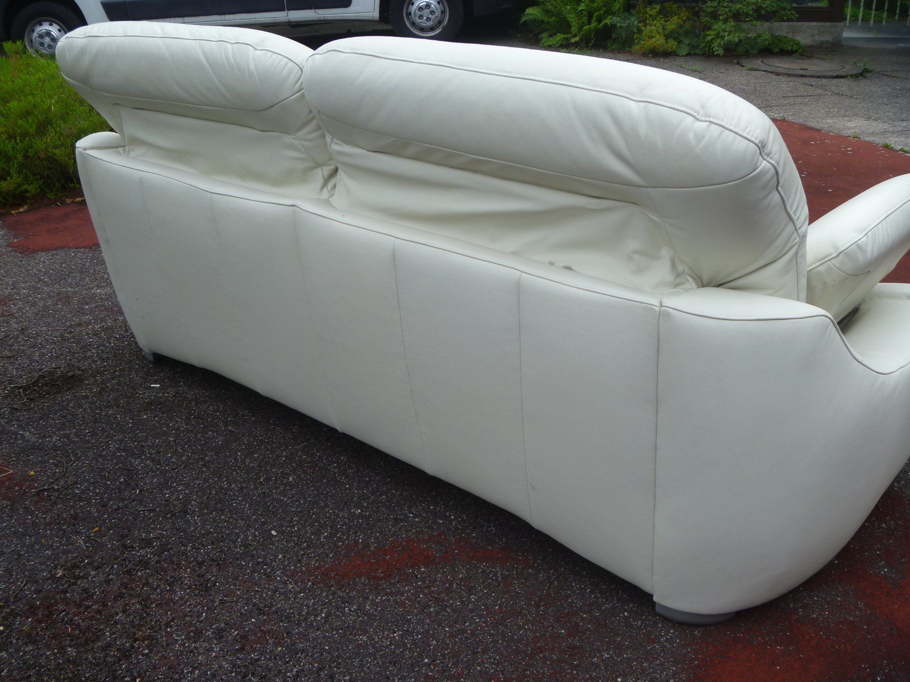 Divani: Ledersofa beige – Usato da Rüti ZH venduto da baumchen 4
