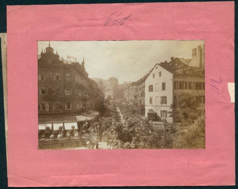 Fotografie & Manifesti: Fotografie Karlsbad, Strassenansicht mit – Usato da Berlin venduto da bartko-reher