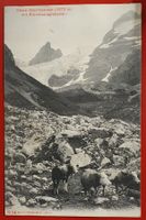 Obere Oeschinenalp mit Gletscher 1911