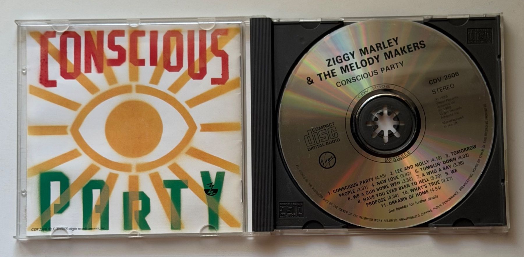 CD: Ziggy Marley & The Melody Makers / Conscious Party – Usato da Näfels venduto da rottabi 2