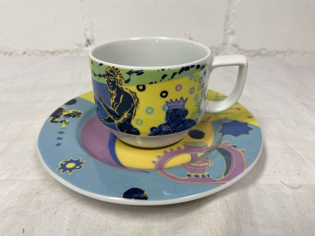 Bopla Set di piatti: 5.Coole Bopla Kaffeetassen mit Teller Design ! – Usato da sursee venduto da trilli-tralli 4