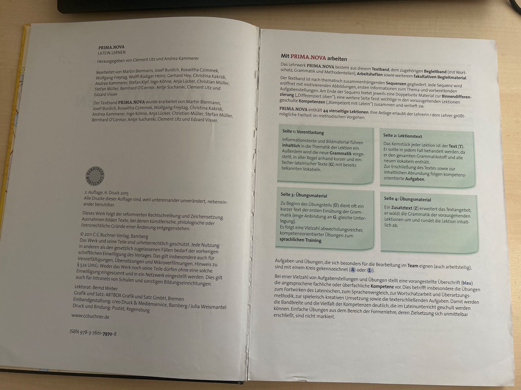 Libri: Prima Nova Latein lernen, Textband – Usato da Aarau venduto da R-O-G-E-R 2