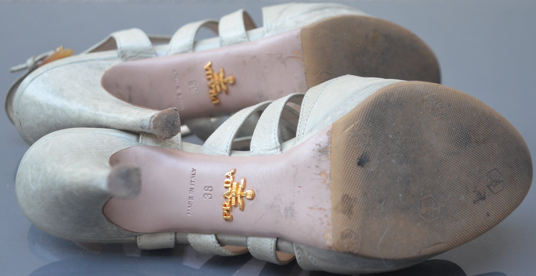 Prada Scarpe da donna: Prada Sandalen / sandales .38 – Usato da Collonges venduto da Allegree 7