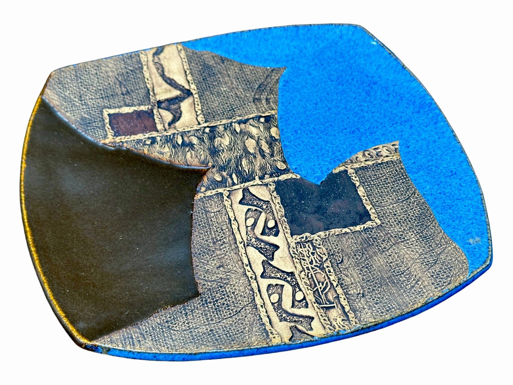 Teller: Assiette décorative vide poche en grés d'art signée GRM – Gebraucht aus Morges von MeeBee 5