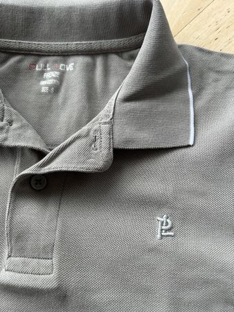 Poloshirt von Pull, Love, Grösse S, Grau-Beige