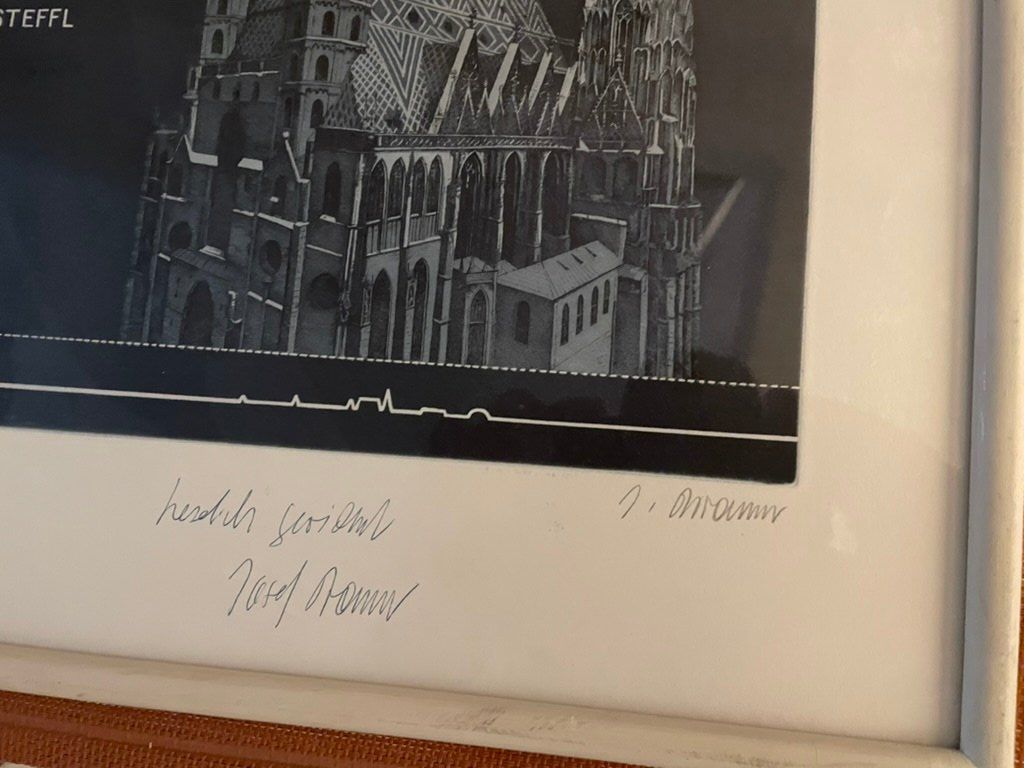 Poster & Bilder: Josef Bramer STEFFL - Limitierte Original Radierung 39/100 – Gebraucht aus Zürich von Turicum_8001 3