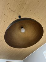 Hängelampe Schwarz und Gold