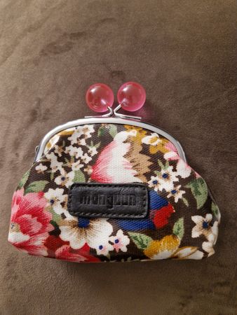 Geldbörse Portemonnaie Miniclutch Vintage Clipverschluss