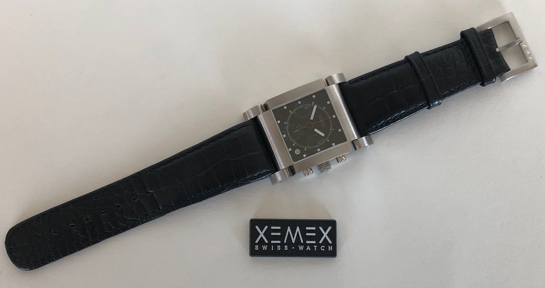 Orologi: XEMEX Avenue Chrono - Ref 2355-130 - Stahl - NOS – Nuovo (secondo la descrizione) da Appenzell venduto da Zimiuno 6