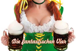 Blechschild-DIE FANTASTISCHEN VIER-DIRND