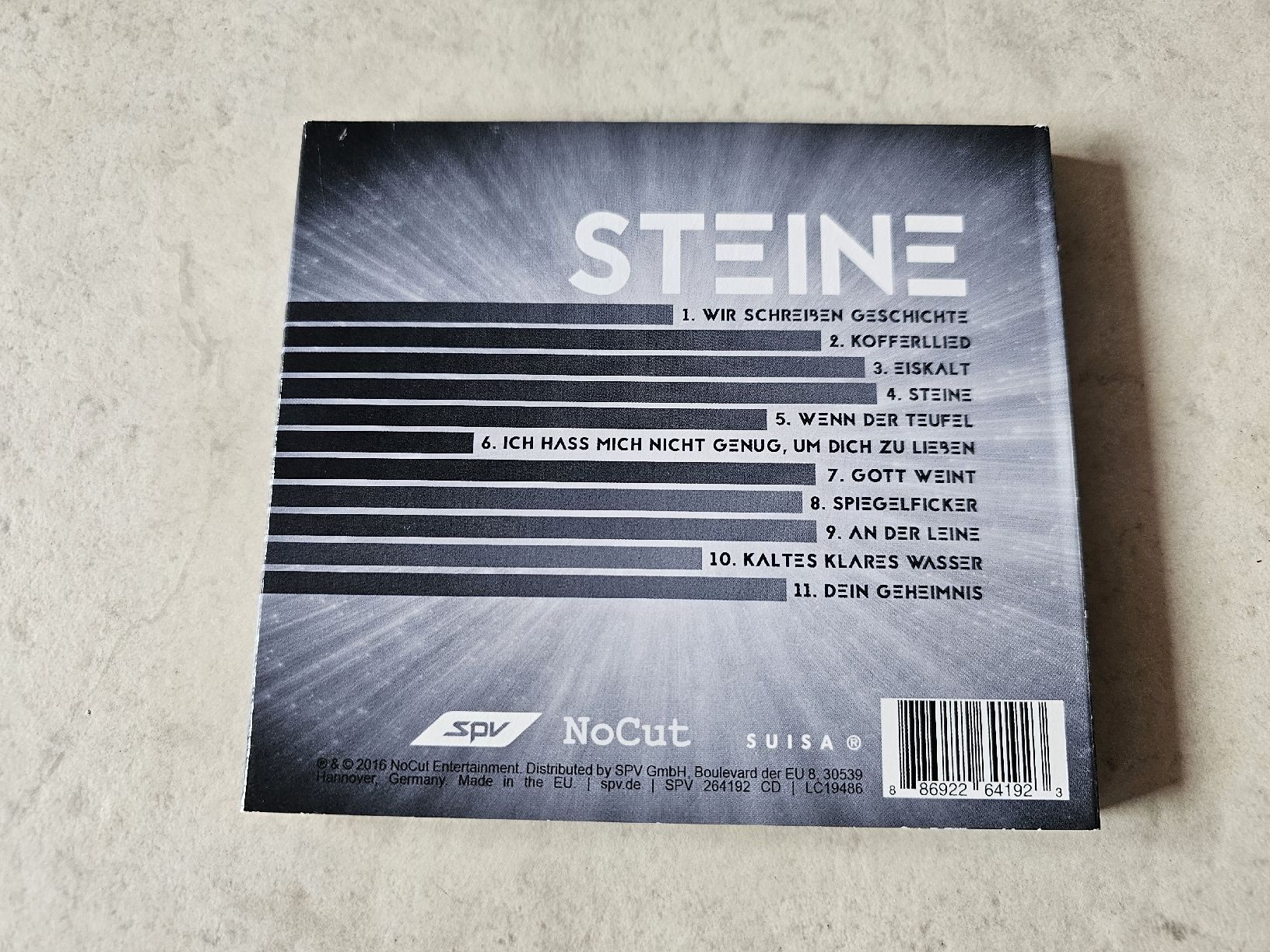 CD: Stoneman  -  Steine – Usato da Schneisingen venduto da backstore24 1