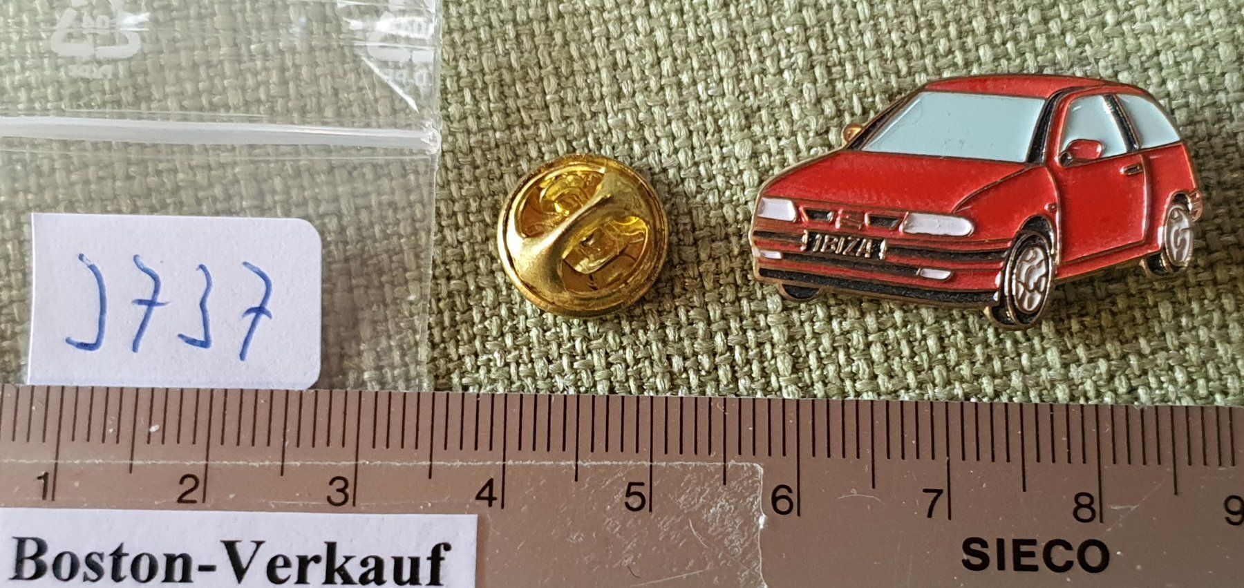 Coperchi dei cremini per caffè: J737 - Pin SEAT Ibiza – Usato da Reinach BL venduto da Boston-Verkauf 1