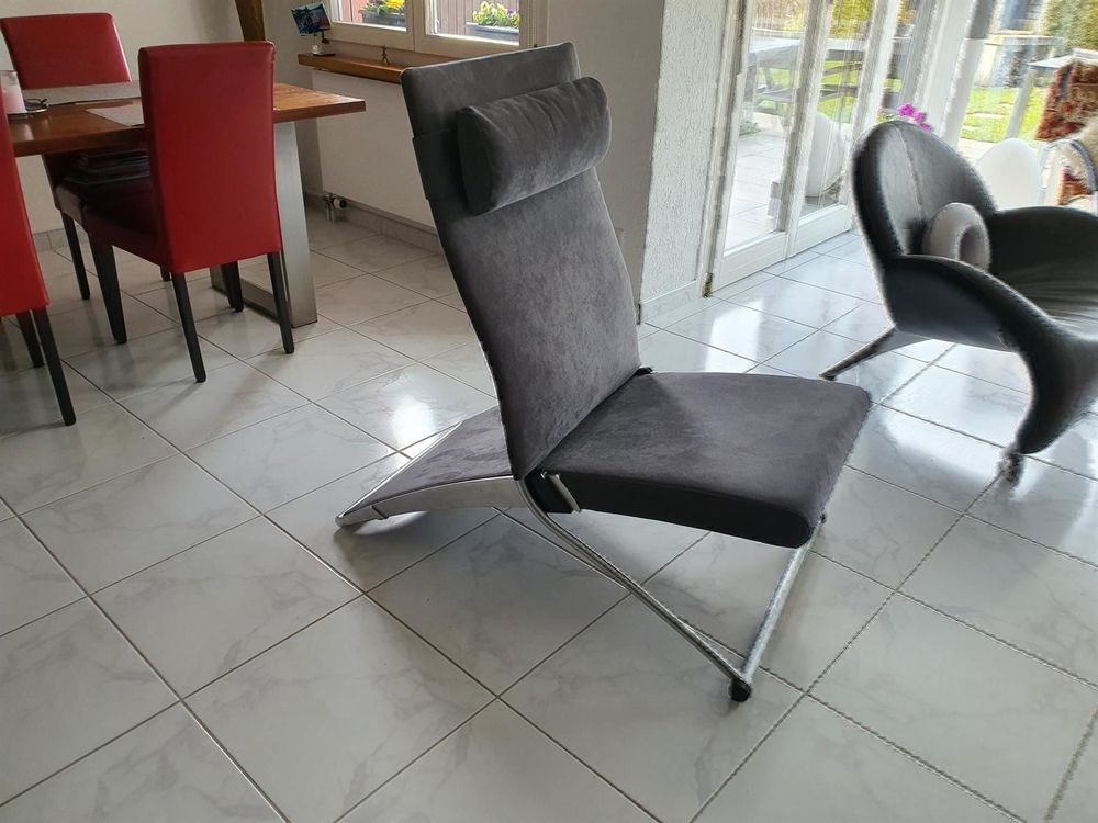 Sedie a sdraio: Interprofil X-Chair Nubukleder – Nuovo (secondo la descrizione) da Neunkirch venduto da internet-shop 7