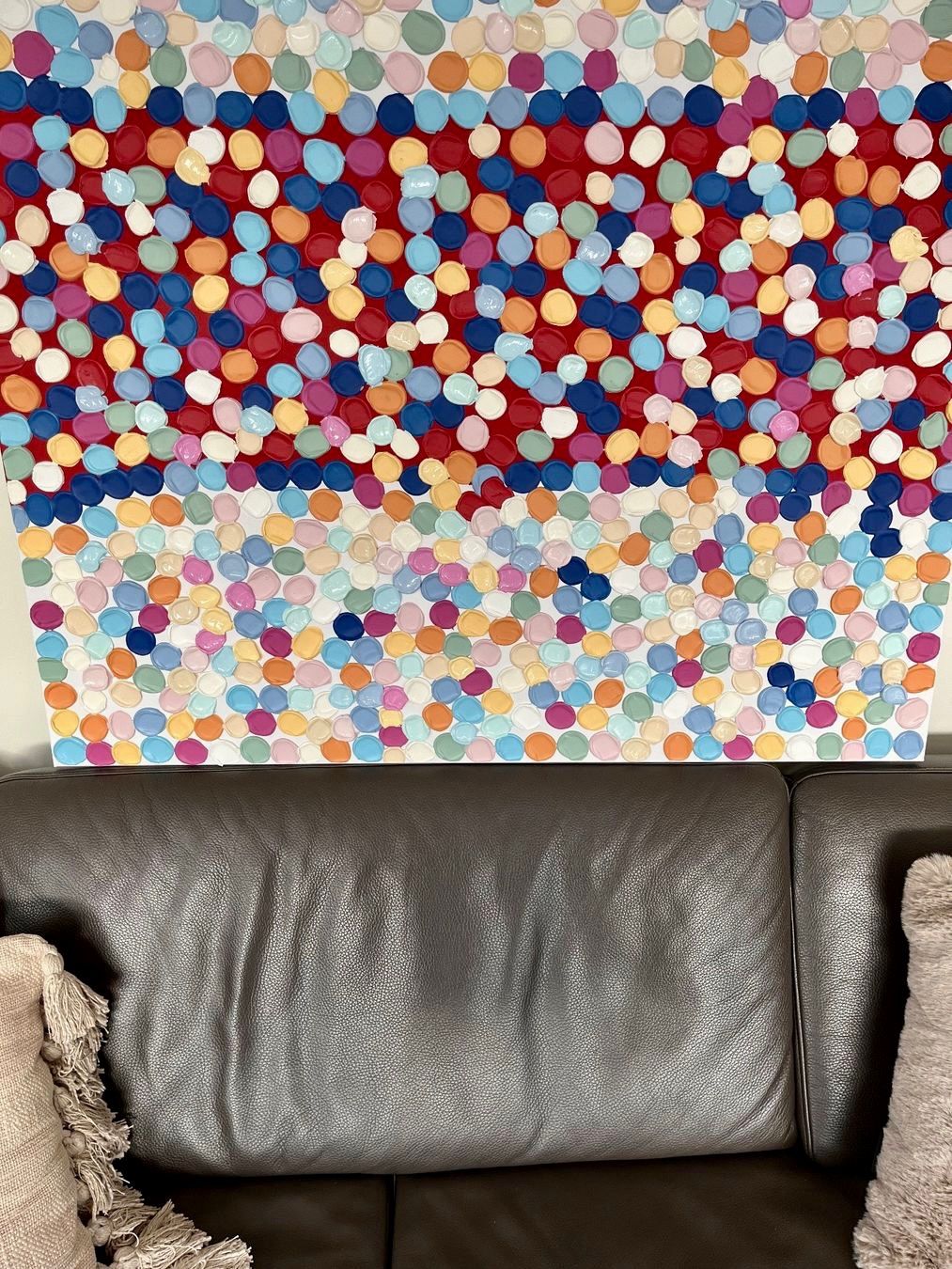 Dipinti: Selbstgemaltes Acrylbild/Gemälde, 100x100 cm – Nuovo e nell'imballaggio originale da Triesen venduto da atos87 1
