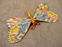 Libelle Sommer Vogel XXL Deko Hänge Figur bunt Handarbeit