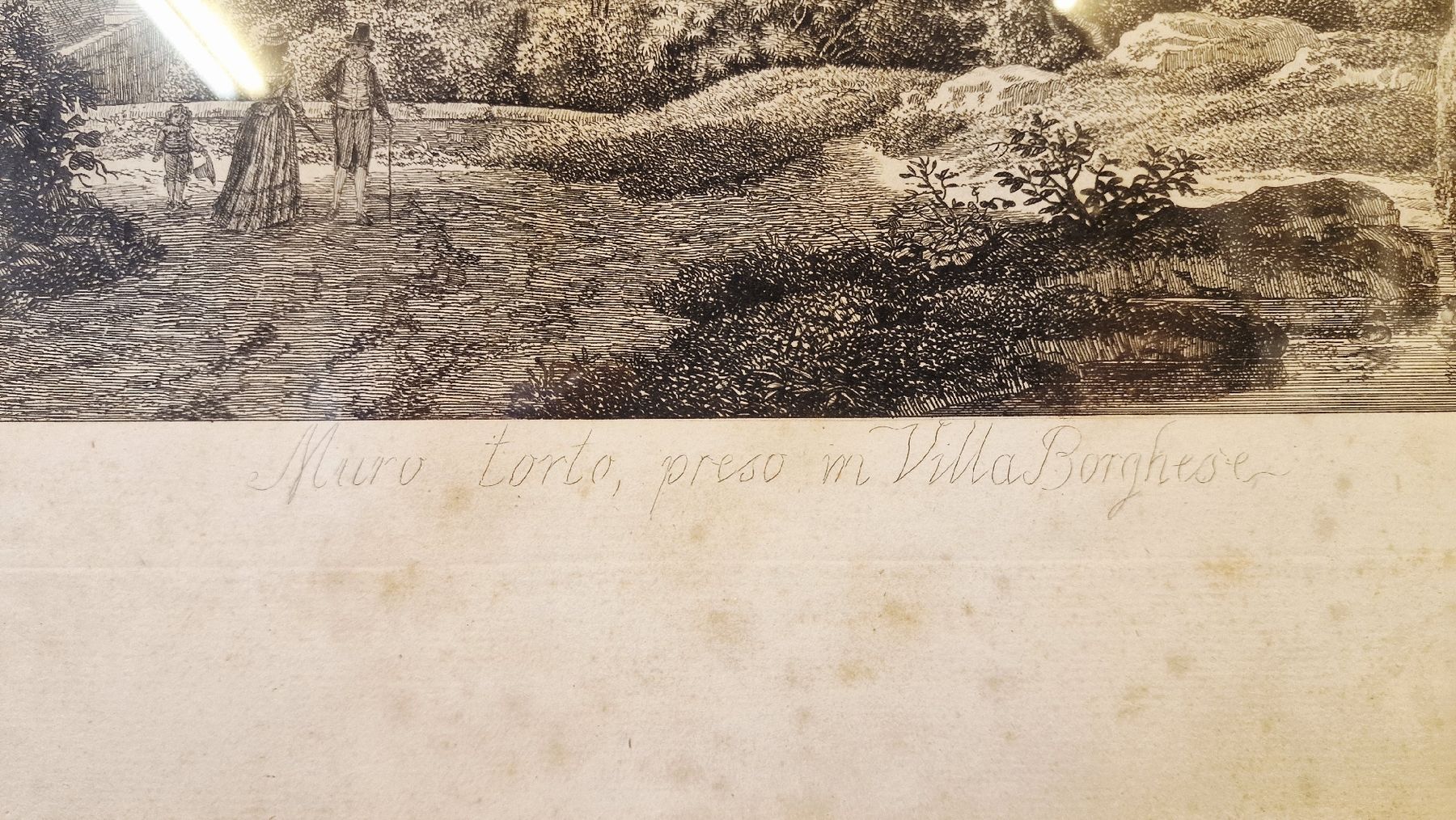 Gravures: Antike Stich 1792, gerahmt – D'occasion à BERN par Intarsia 2