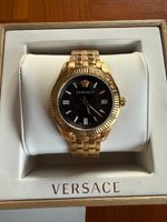 Versace Damenuhr Gold, Greca Time 35mm, wie neu