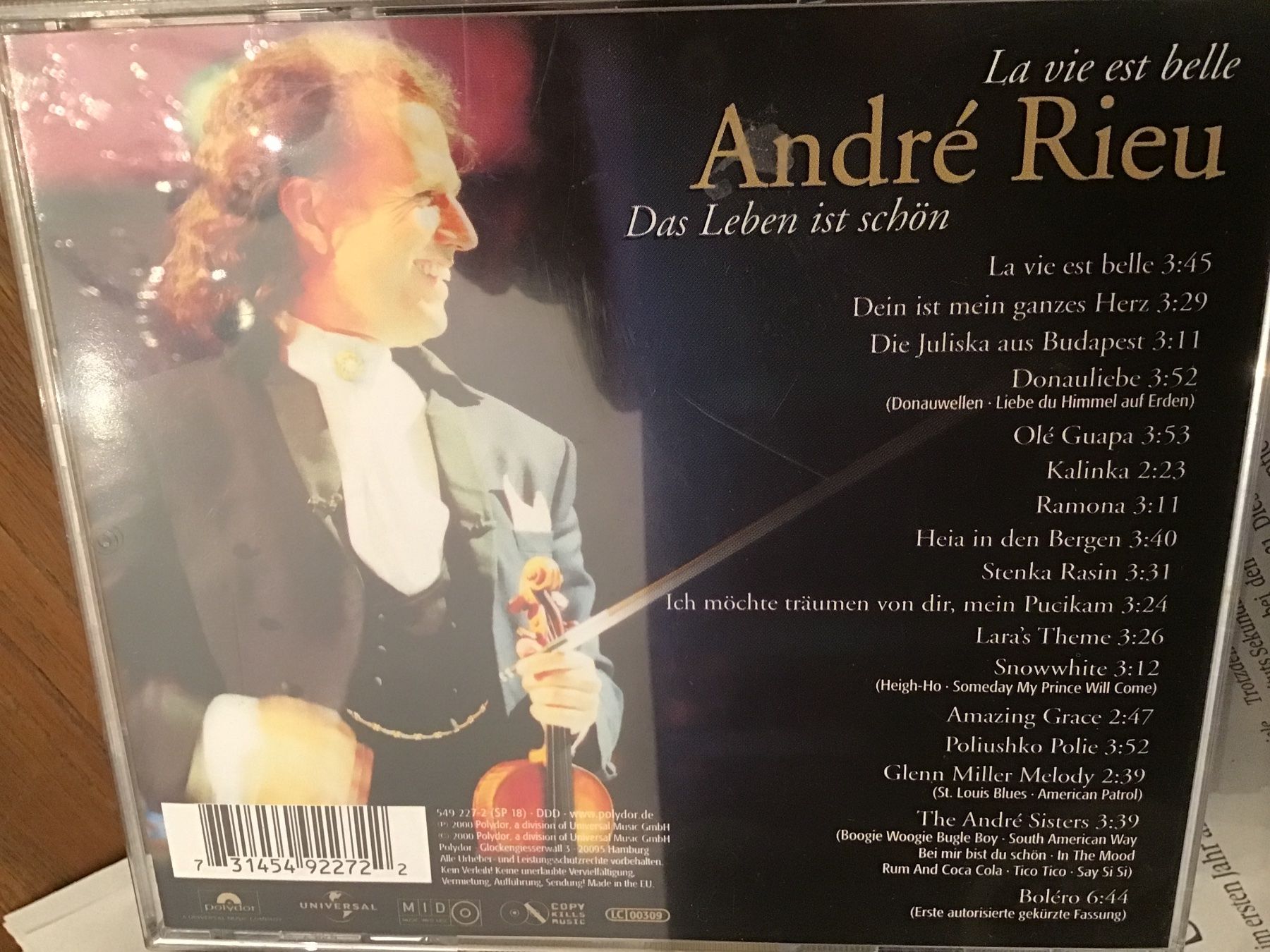 CD: André Rieu - La vie est belle CD - – Usato da Thierachern venduto da sweden08 1