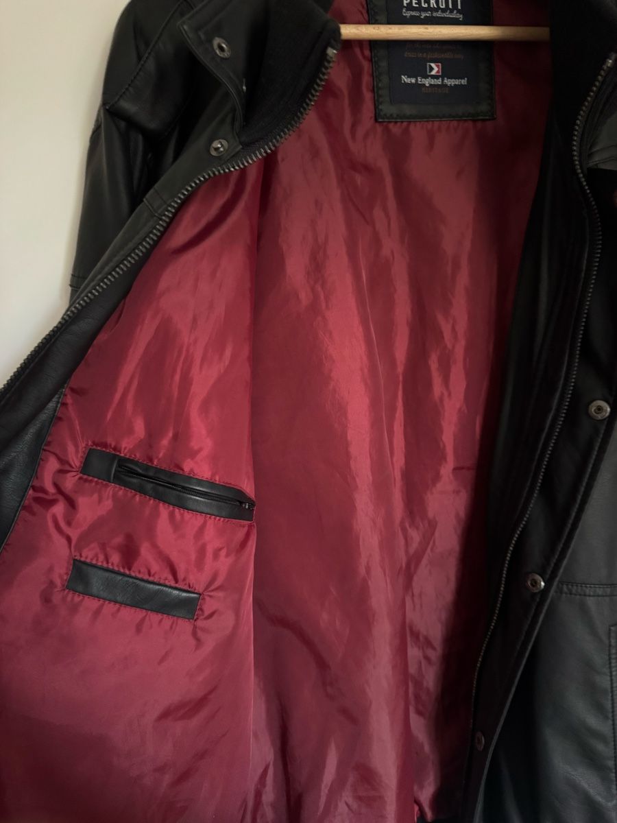 Jacken: Peckott, schwarze Männer Lederjacke 3XL – Gebraucht aus Thalwil von Eliza_beth 3