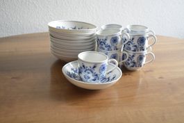 Meissen Porzellan Espressotassen und Untertassen 10-teilig