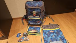 Schultasche Step by Step inkl. Turnbeutel und Etui