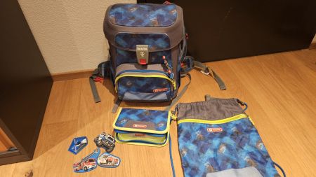 Schultasche Step by Step inkl. Turnbeutel und Etui