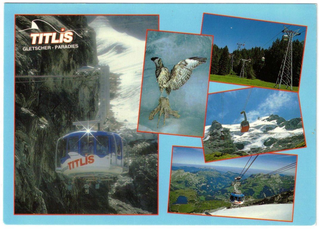 Ansichtskarten: Engelberg - 5 Bild AK Titlis – Gebraucht aus Binningen von Mountainrider
