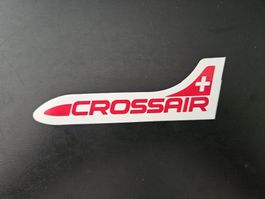 Original Crossair Aufkleber / Sticker mit dem alten Logo