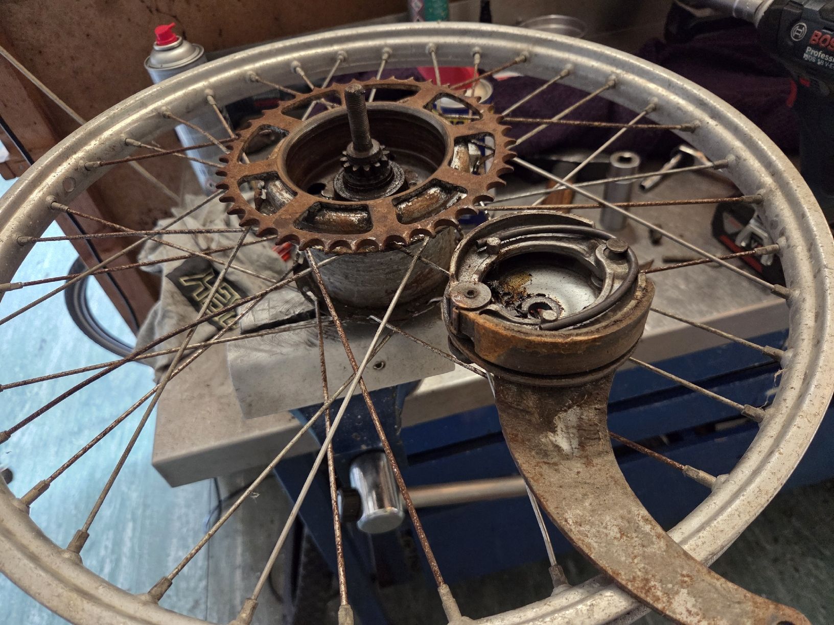 Sachs Parti ricambio per ciclomotori: Sachs 502 Mofa Rücktritt Rad – Usato da Eichberg venduto da Schmid-Motos 7