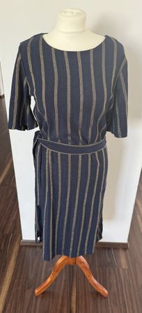 Kleid gestreift blau Grösse 38 guter Zustand