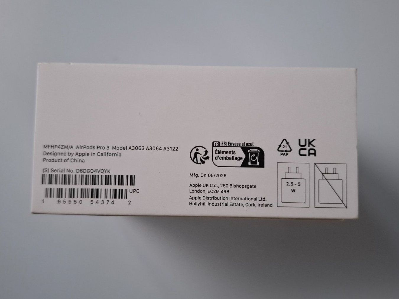 Apple Cuffie: Apple AirPods Pro Kopfhörer originalverpackt – Nuovo e nell'imballaggio originale da Hauptwil venduto da bobby75 1