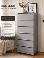 Kommode mit 6 Schubladen  103 × 44 × 42 cm