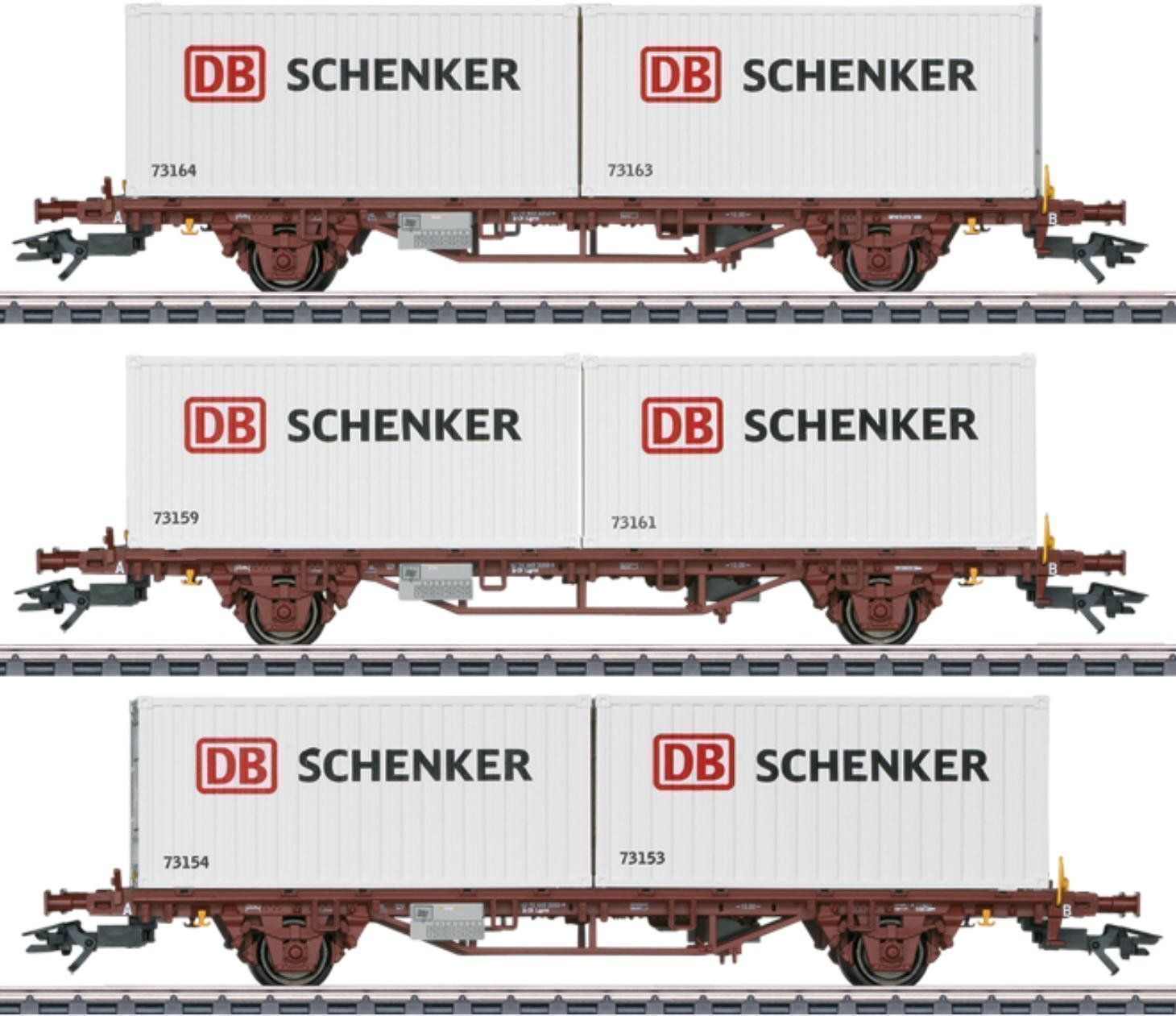 Märklin Modelleisenbahnen: Märklin 47725-01 - Container-Tragwagen – Neu und originalverpackt aus Bürglen UR von Metallus 5