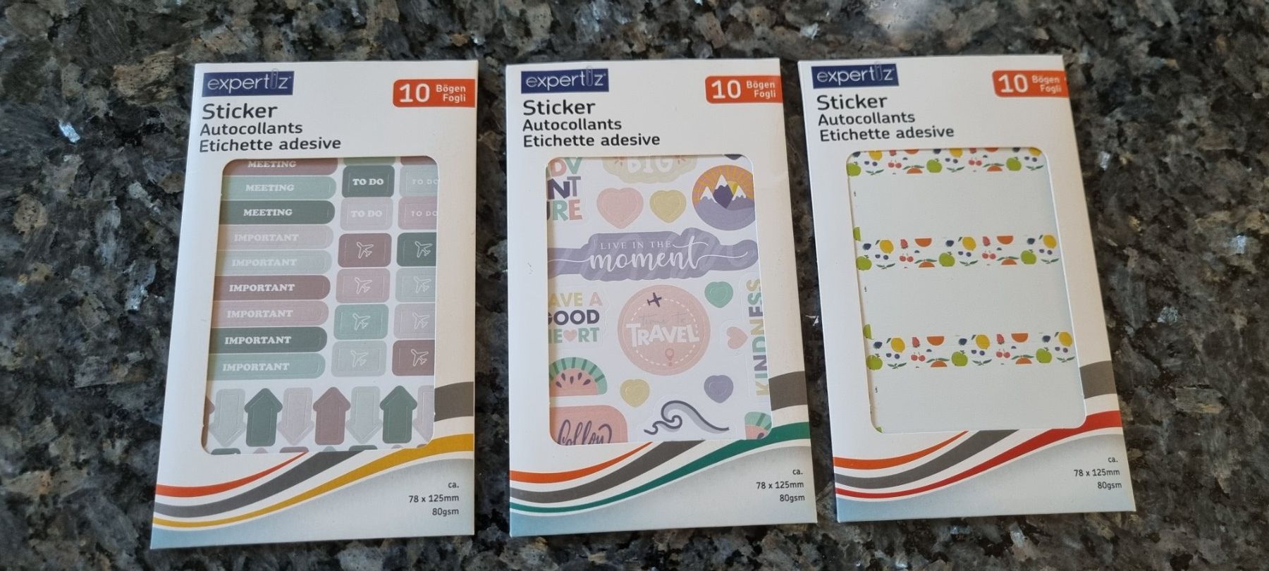 Sticker: Sticker Set von Expertiz, 3 Packungen, neu – Nuovo (secondo la descrizione) da egliswil venduto da Maggy6