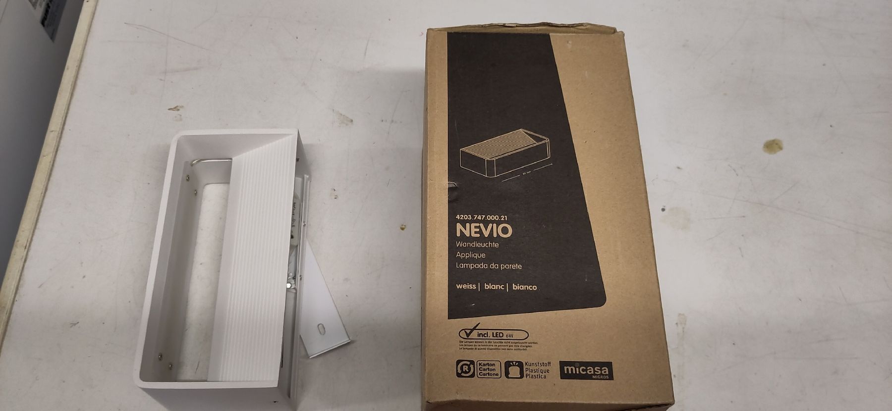 Lampade: Wandlampe LED Nevio 2 stk – Nuovo (secondo la descrizione) da Liebefeld venduto da robi15blue