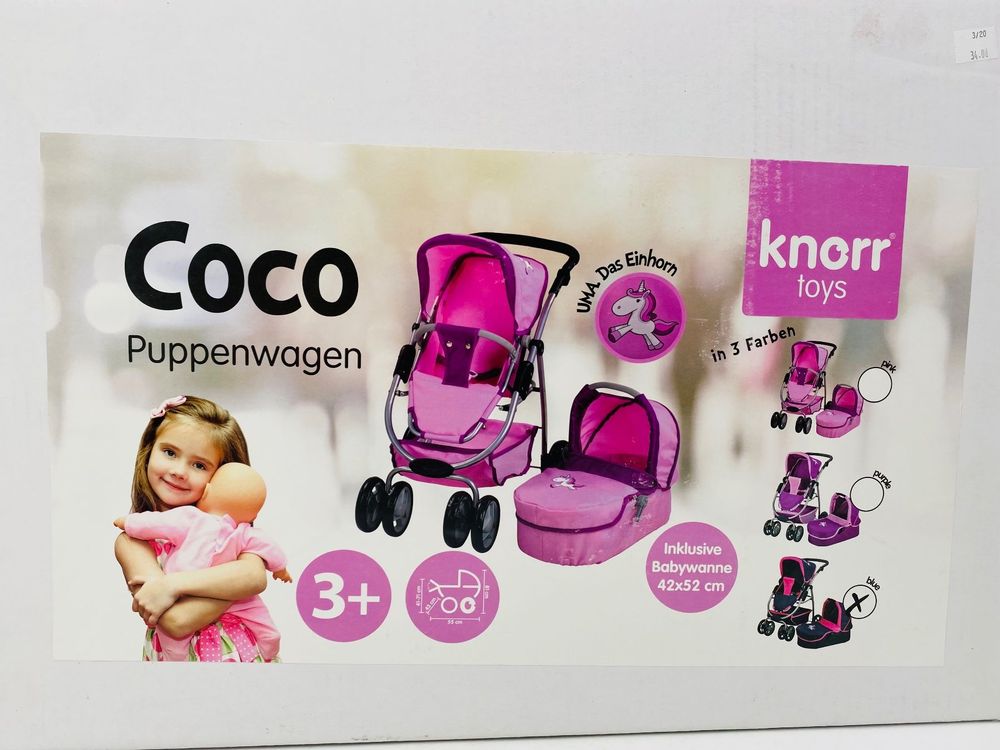  Knorr Puppenwagen Blau (Neu und originalverpackt) in Eschenbach für CHF Motiv 