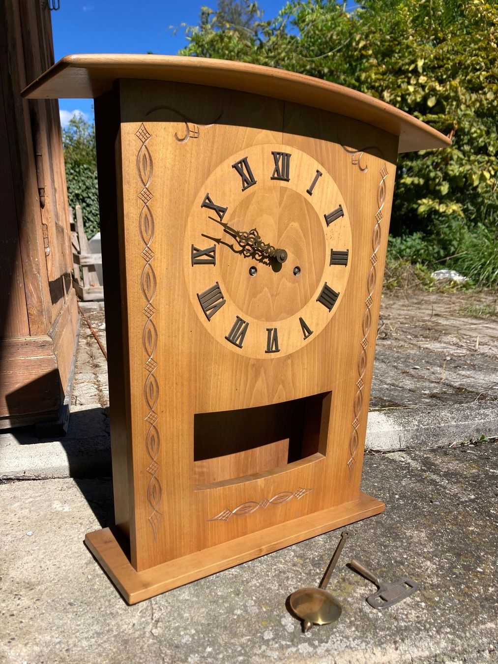 Orologi da terra & Orologi da parete: Pendule ancienne bois Uhr – Usato da St-Cierges venduto da LeRegain